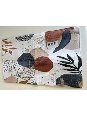 Boho Print Bath Mat 19x31 inch Rug Bathroom NonSlip Machine Washable